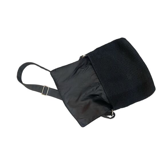 The Sak Womens Black Crochet Purse Shoulder Bag - Picture 6 of 6